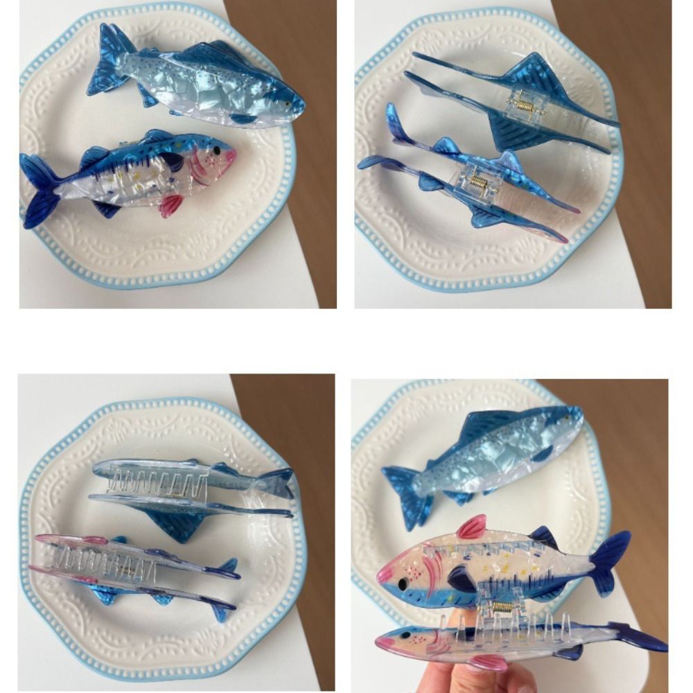 Hairpin Ocean Animal Hair Claw - مراجعة Lifestyle Of Korean وسعره