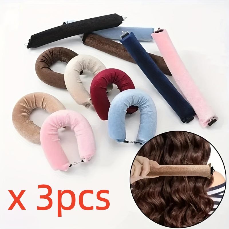 3pcs/pack Heatless Hair Curler - مراجعة Sleeping Pack Overnight وسعره