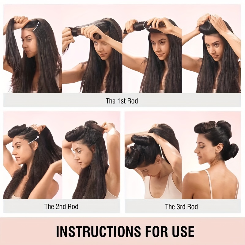 3pcs/pack Heatless Hair Curler - مراجعة Sleeping Pack Overnight وسعره