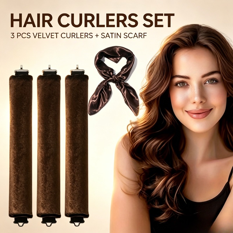 Thickened Heatless Curlers 3 P - مراجعة Sleeping Pack Overnight وسعره