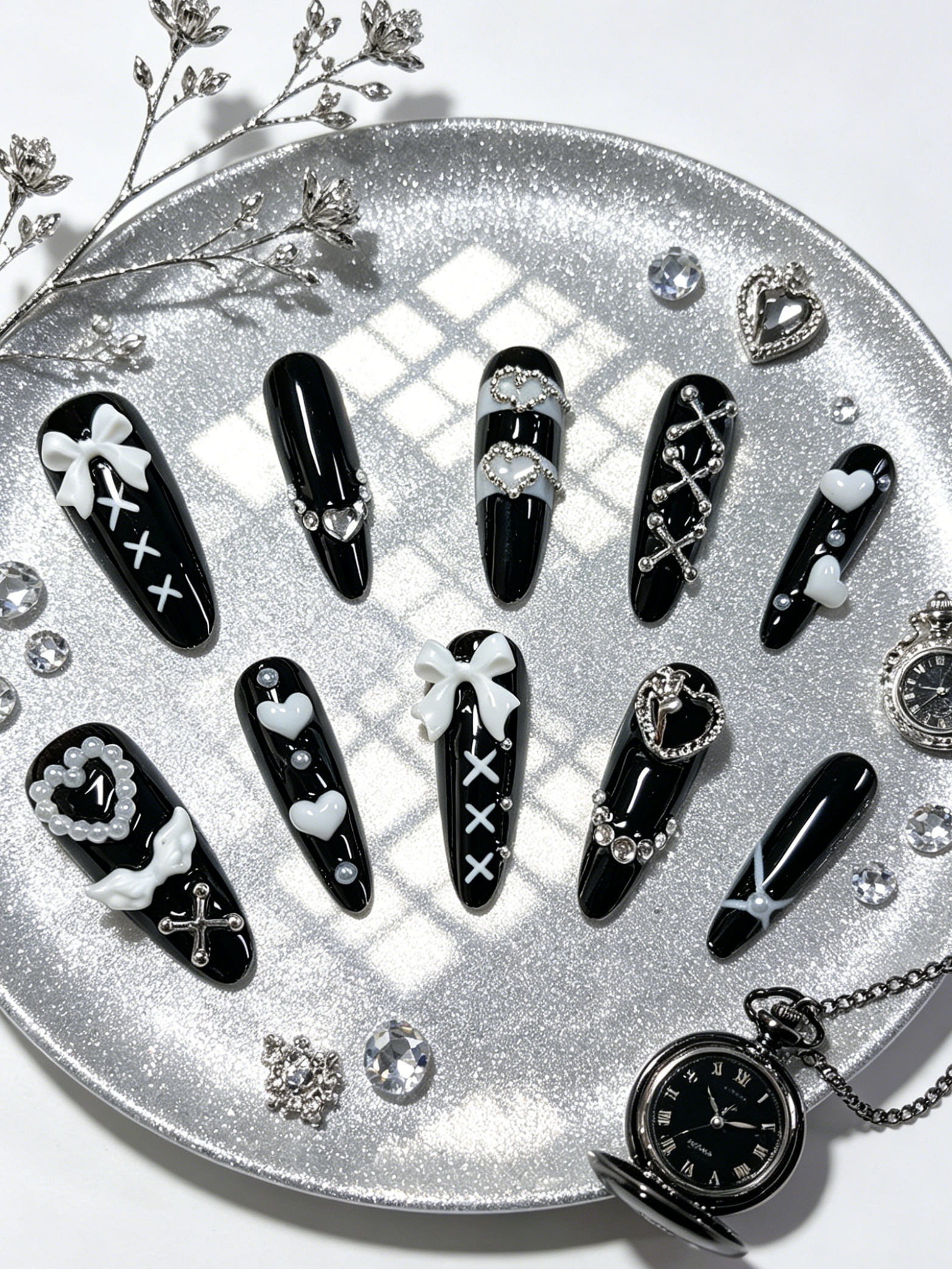 10 Long Black and White Minima - مراجعة Korean Girls Lifestyle وسعره