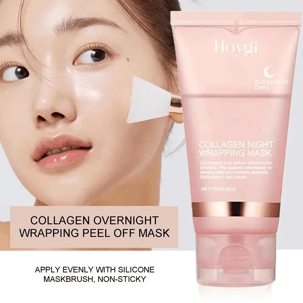 Deep Collagen Mask Peel Off Ma - مراجعة Sleeping Pack Overnight وسعره