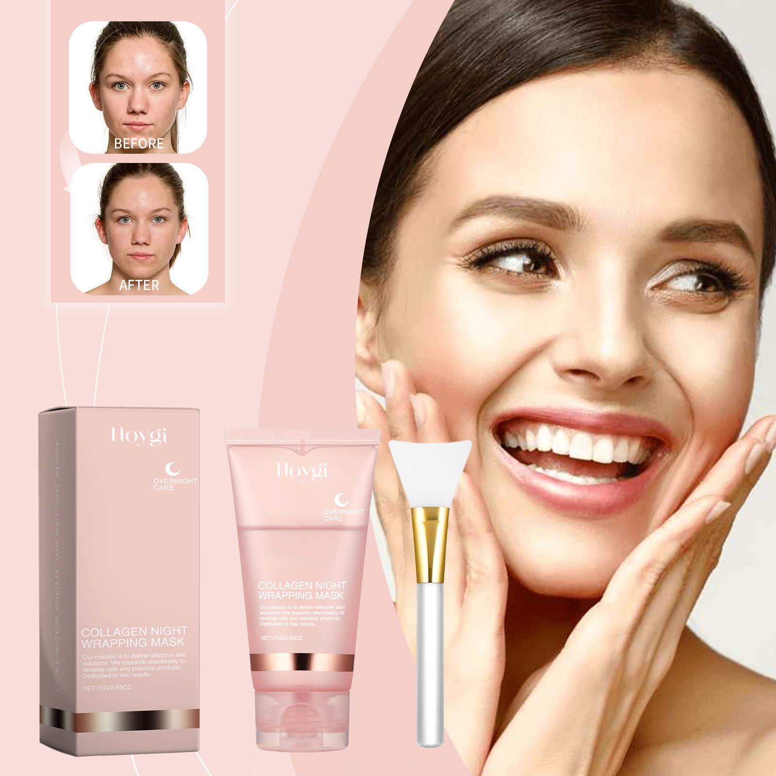 Deep Collagen Mask Peel Off Ma - مراجعة Sleeping Pack Overnight وسعره